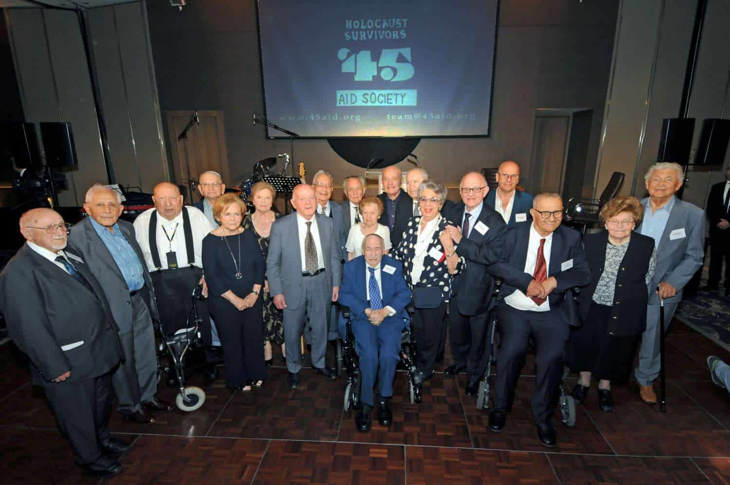 Photograph of the 2018 '45 Aid Society Annual Commemoration Dinner, London, UK.