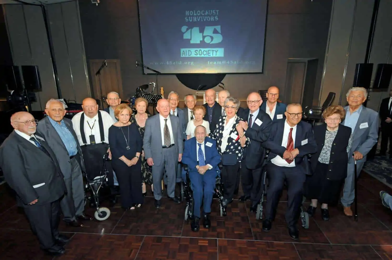 Photograph of the 2018 '45 Aid Society Annual Commemoration Dinner, London, UK.