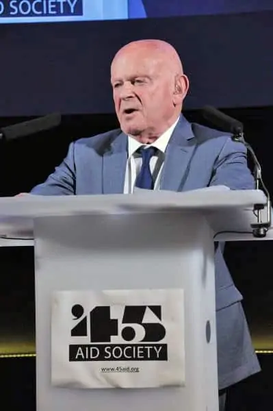 Photograph of the 2016 '45 Aid Society Annual Commemoration Dinner, London, UK.