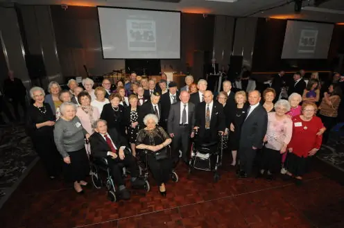 Photograph of the 2017 '45 Aid Society Annual Commemoration Dinner, London, UK.