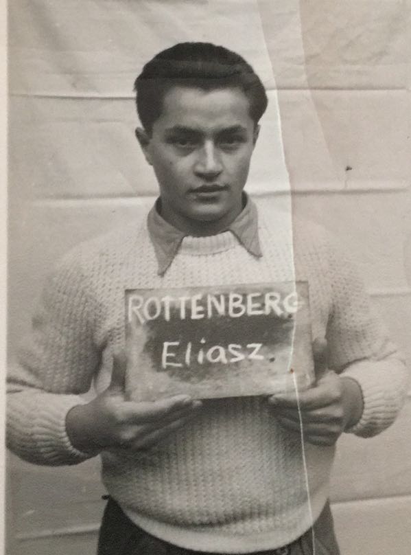 Photograph of Eliasz Rottenberg in Kloster Indersdorf, Germany in 1945.
