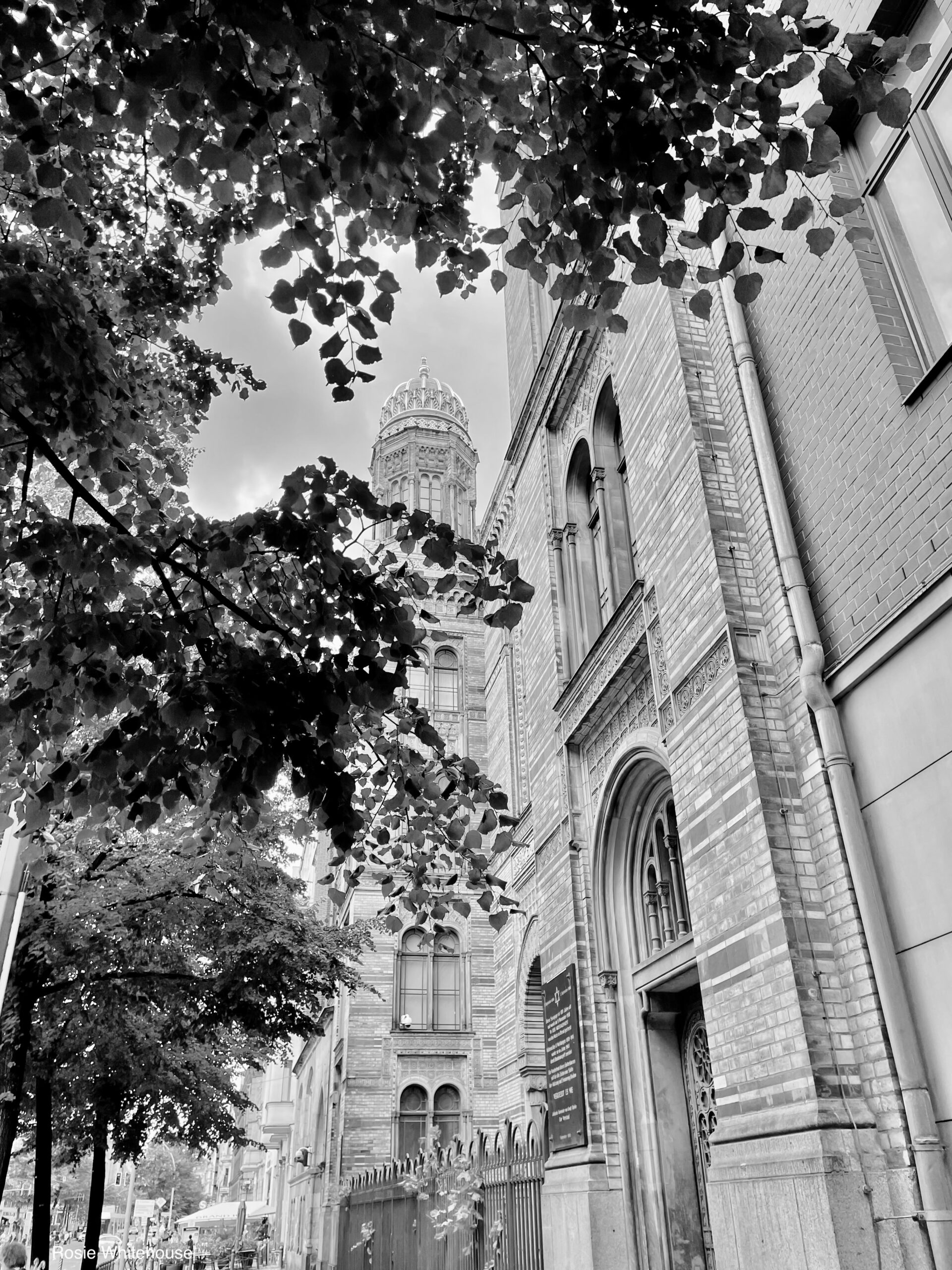 Photograph of the New Synagogue in Berlin, Germany.