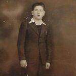 Photograph of Arek Hersch in 1946.