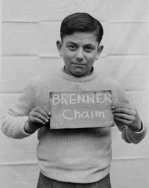 Photograph of Chaim Brenner in Kloster Indersdorf, Germany in 1945.