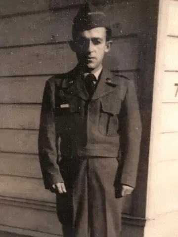 Photograph of Henry Brown in the US Army.