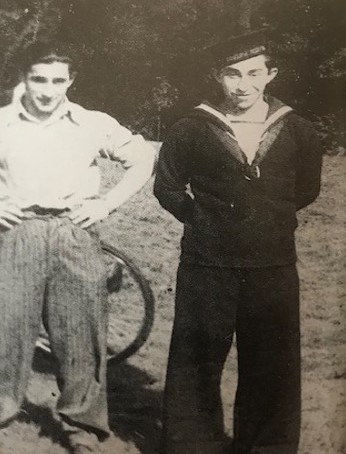 Photograph of David and Moniek Hirszfeld.