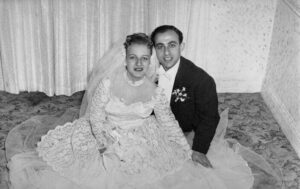 Photograph of Henry Brown's wedding.