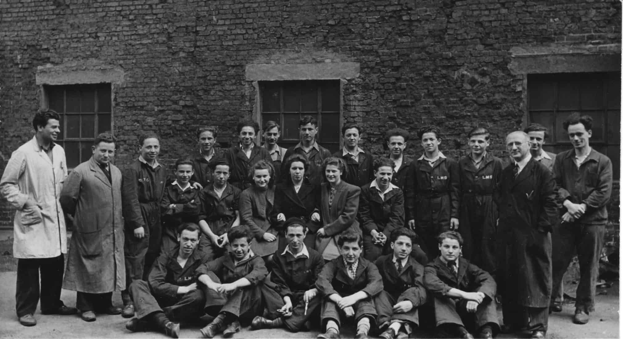 Photograph of the Boys at the ORT School, London.