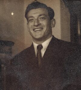 Photograph of Josef Perl in Hove in 1954.