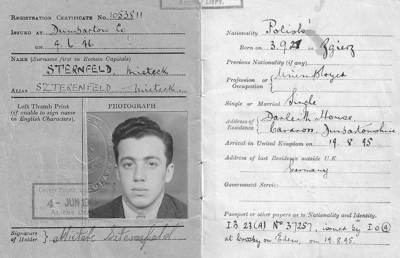 Mietek Szternfeld ID Card