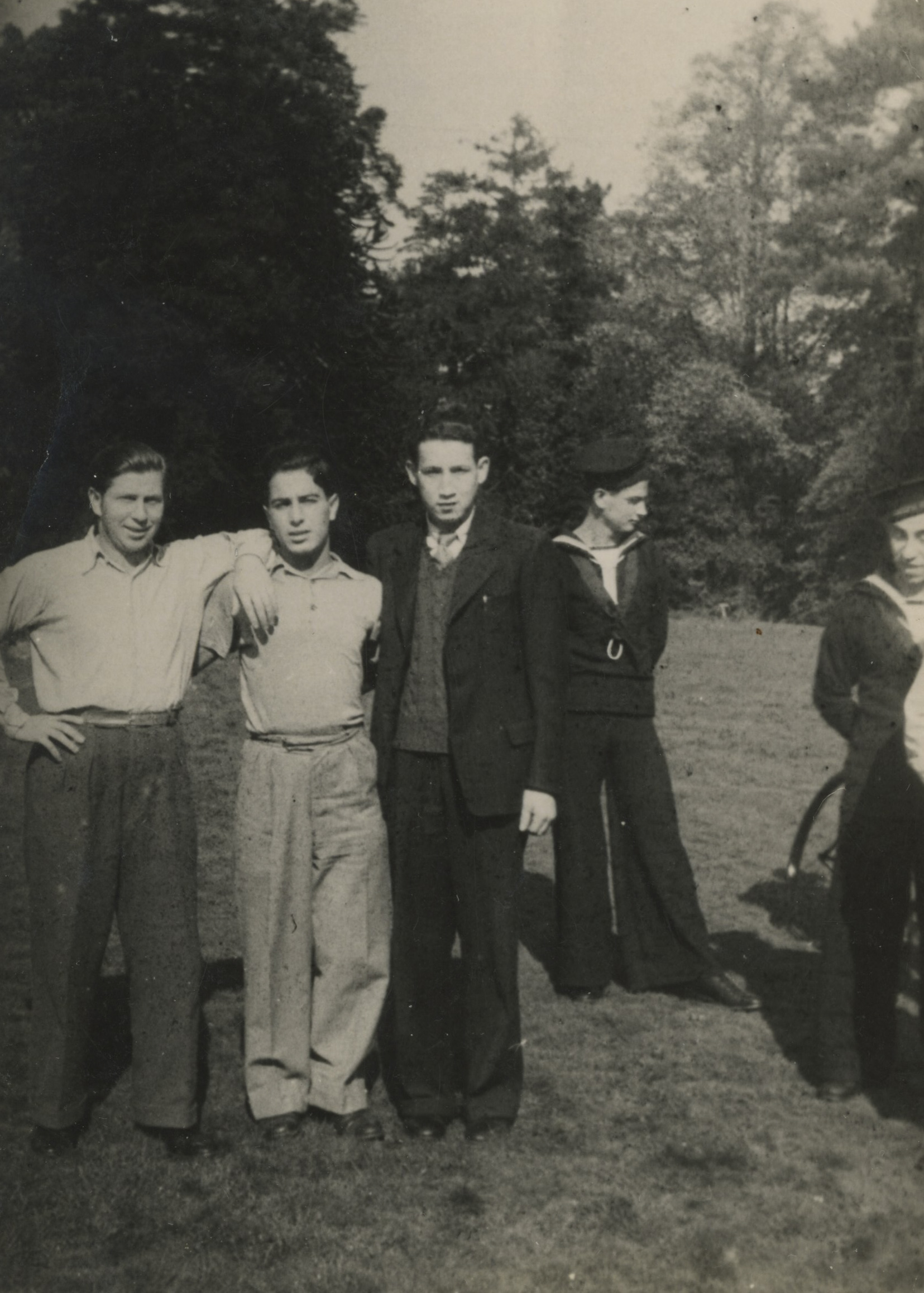 Photograph of Jan Goldberger in Loughton hostel.