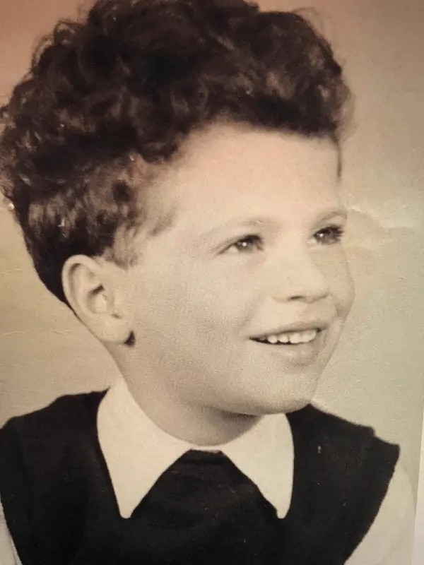 Photograph of Jackie Young as a child.