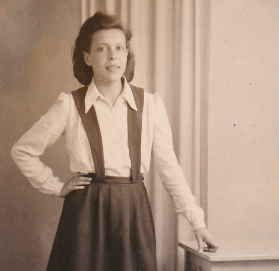 Photograph of Rose Neft in Manchester in 1946.