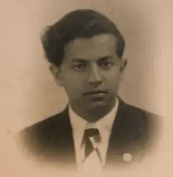 Photograph of Chaim Liss in the UK.