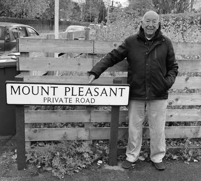 Photograph of Josef Gerstein in Ilkley, Yorkshire in 2021.