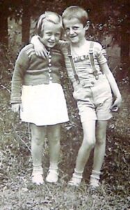 Photograph of Paul Loewner and his sister Hanna Tanner before World War II.