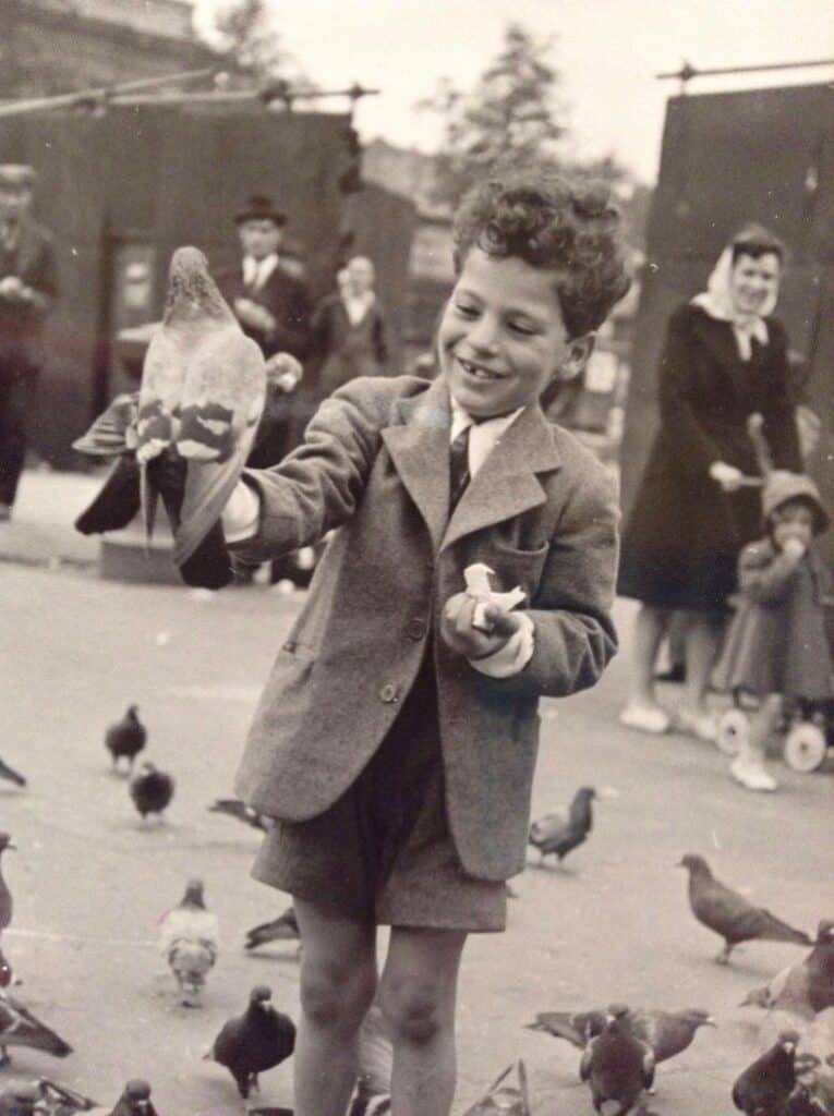 Photograph of Jackie Young as a child.