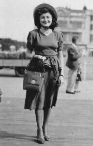 Photograph of Irene Markovic, Brighton 1947.