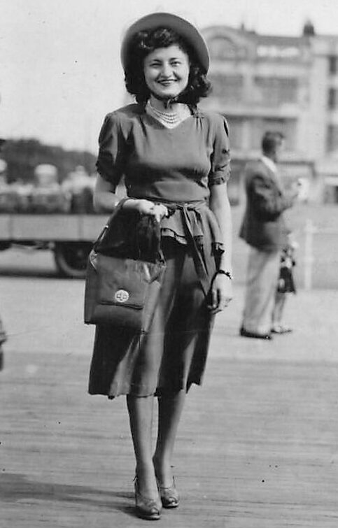 Photograph of Irene Markovic, Brighton 1947.
