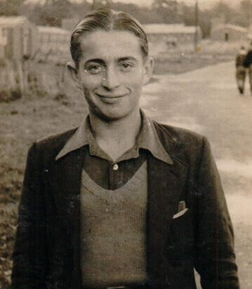 Photograph of Jeff Frydman in Windermere in 1945.