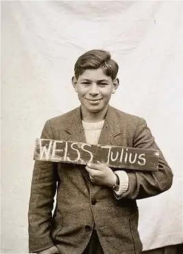 Photograph of Julius Weiss in Kloster Indersdorf, Germany in 1945.