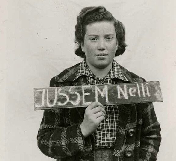 Photograph of Nelli Jussem in Kloster Indersdorf, Germany 1945.
