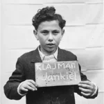 Photograph of Jankiel Klajman in Kloster Indersdorf, Germany in 1945.