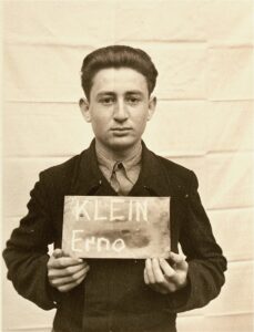 Photograph of Erno Klein in Kloster Indersdorf, Germany in 1945.