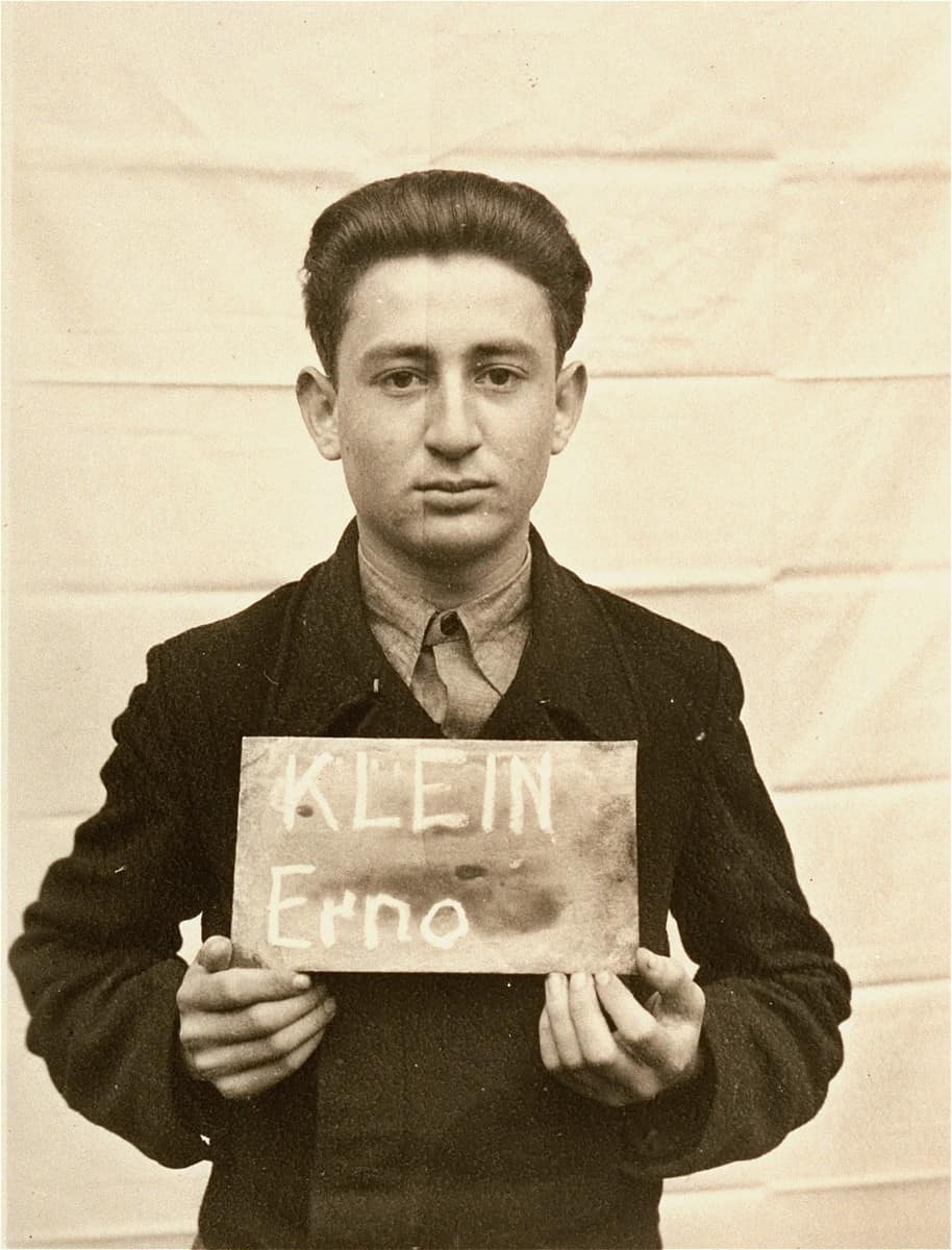 Photograph of Erno Klein in Kloster Indersdorf, Germany in 1945.