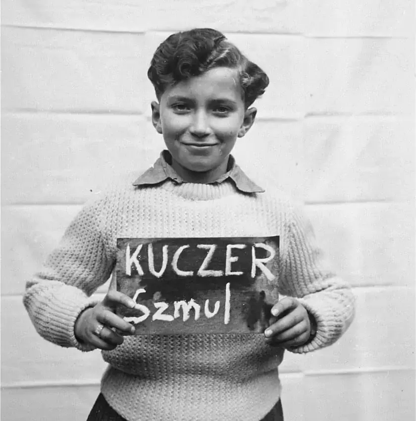 Photograph of Samuel Kuczer in Kloster Indersdorf, Germany in 1945.