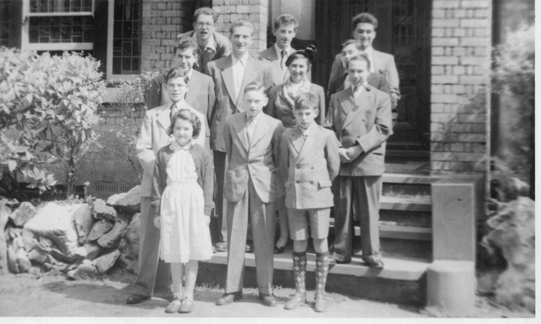 Photograph of Bernat Reil in May 1952 Dunwood House Hostel Manchester.