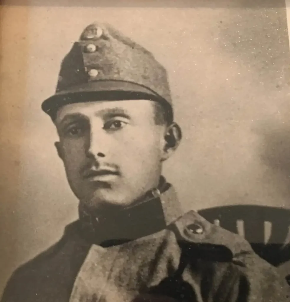 Photograph of Meir Stern's father in the Austro-Hungarian army in World War I.