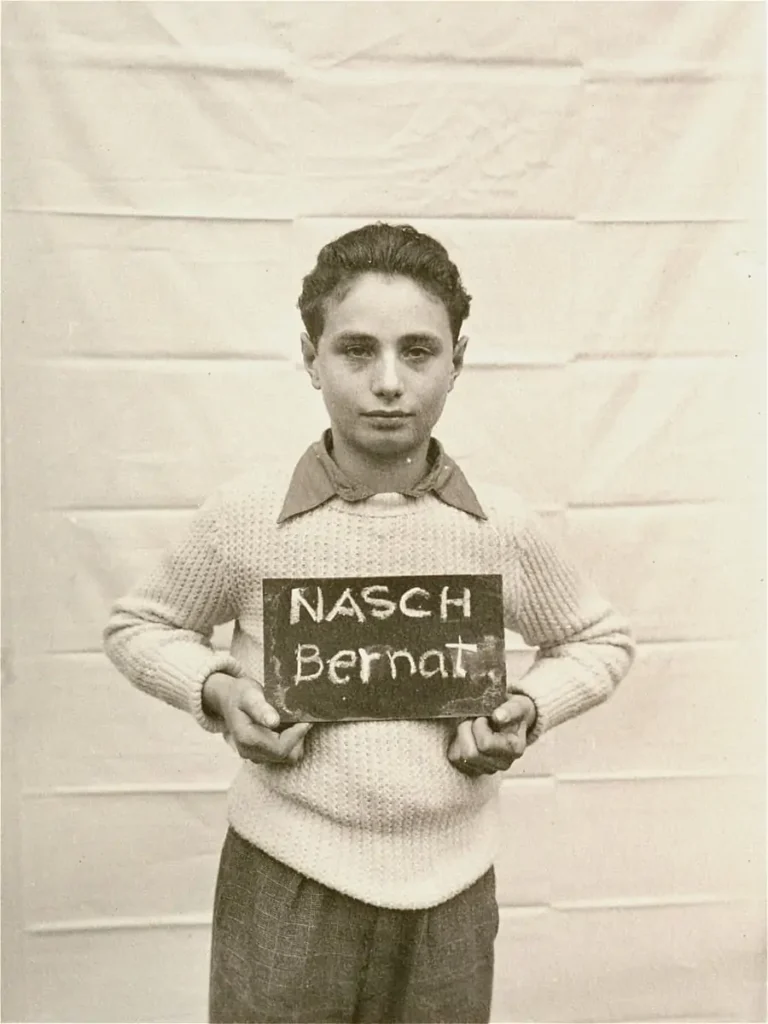 Photograph of Bernat Nasch in Kloster Indersdorf, Germany in 1945.