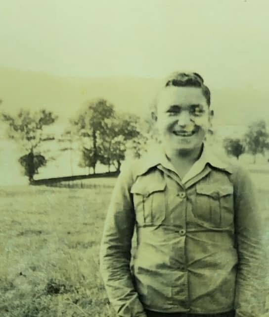 Sidney Baker in Windermere in 1945