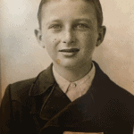 Photograph of Stephen Wolkowitz just after the liberation.