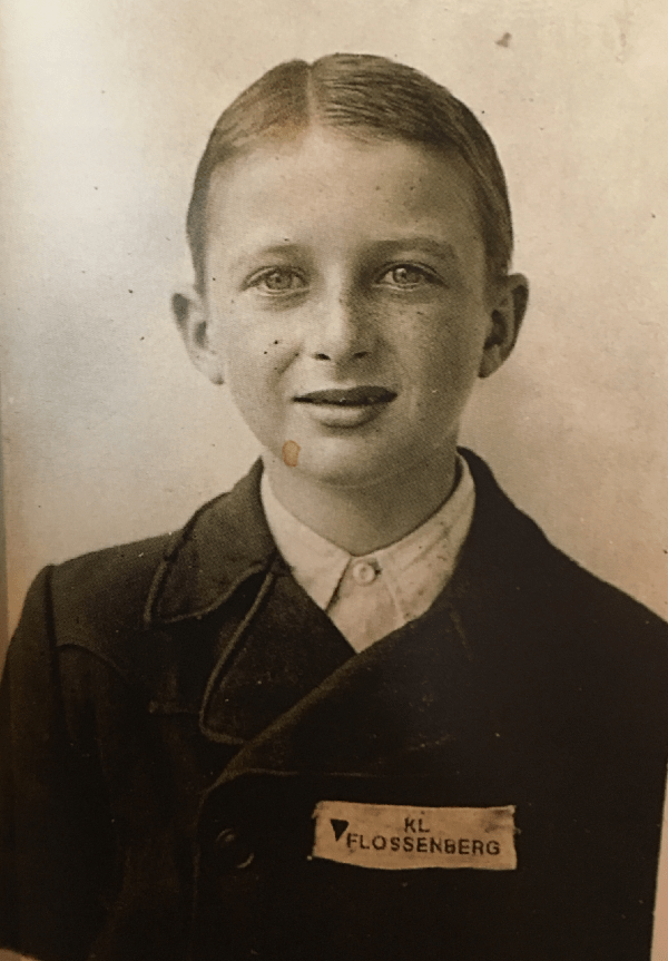 Photograph of Stephen Wolkowitz just after the liberation.