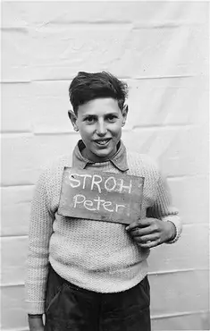 Photograph of Peter Stroh in Kloster Indersdorf, Germany in 1945.