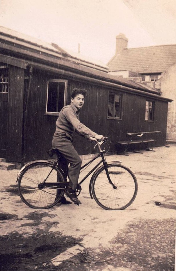 Victor Greenberg in the Millisle hostel.