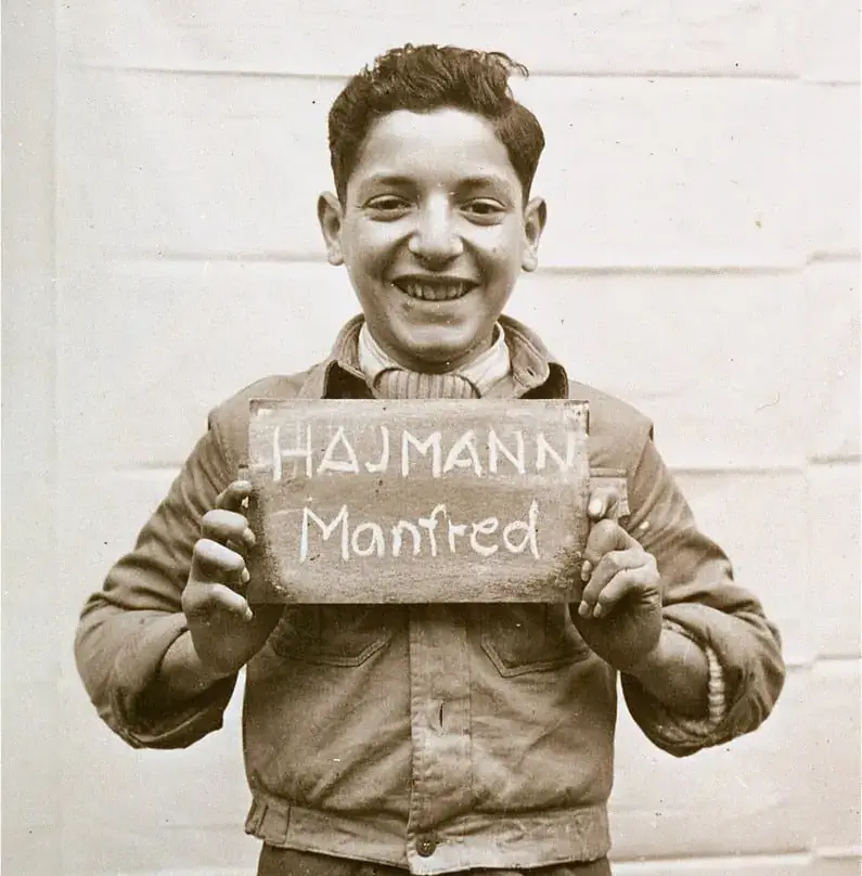 Photograph of Manfred Heyman in Kloster Indersdorf, Germany in 1945.