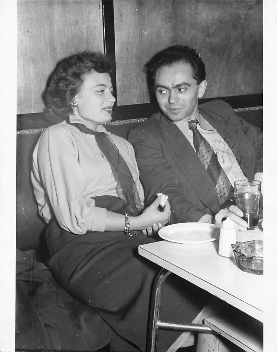 Photograph of Erika Vermes and Leo Geddy.