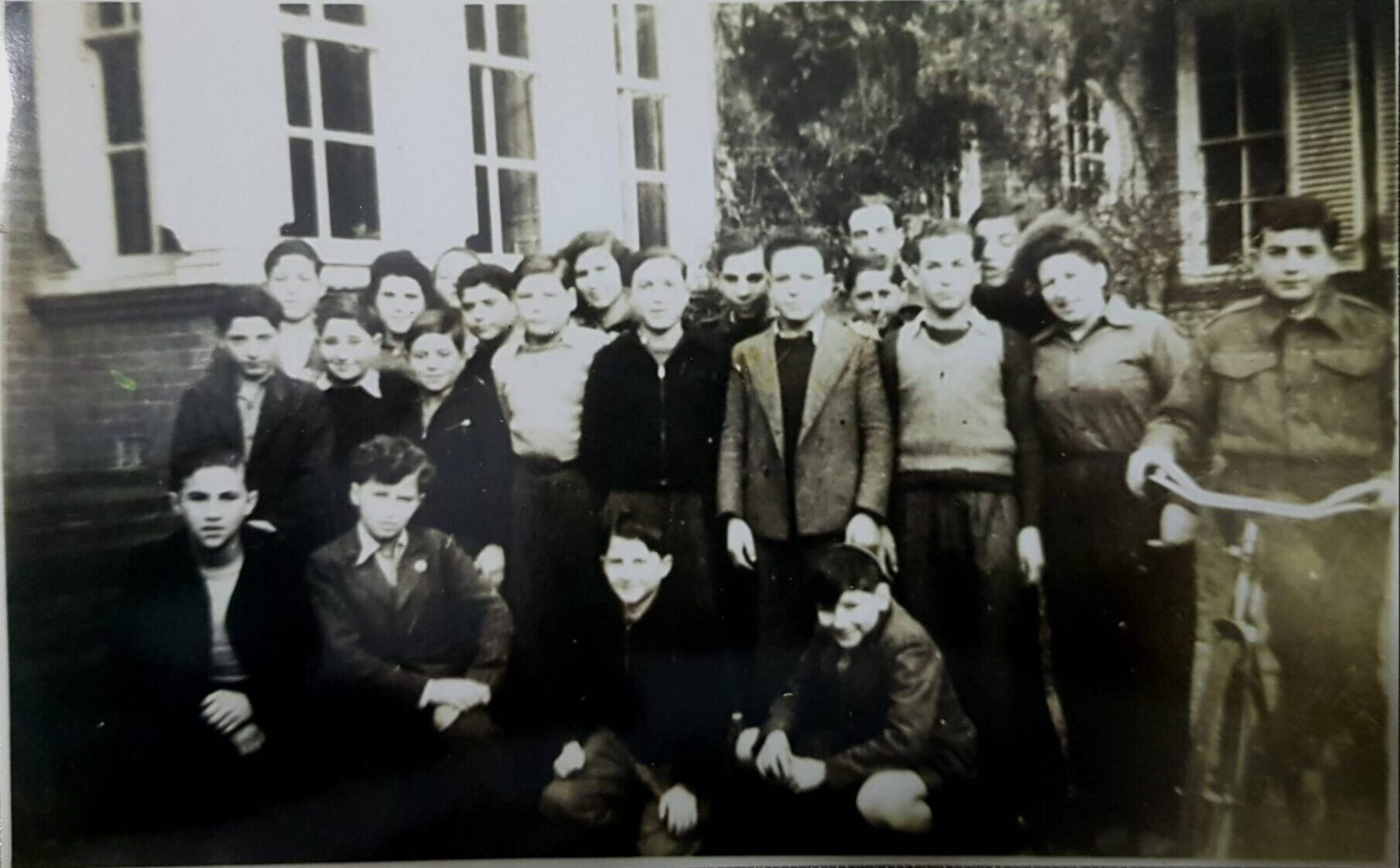 Photograph of Boys at the Ascot hostel 1946.