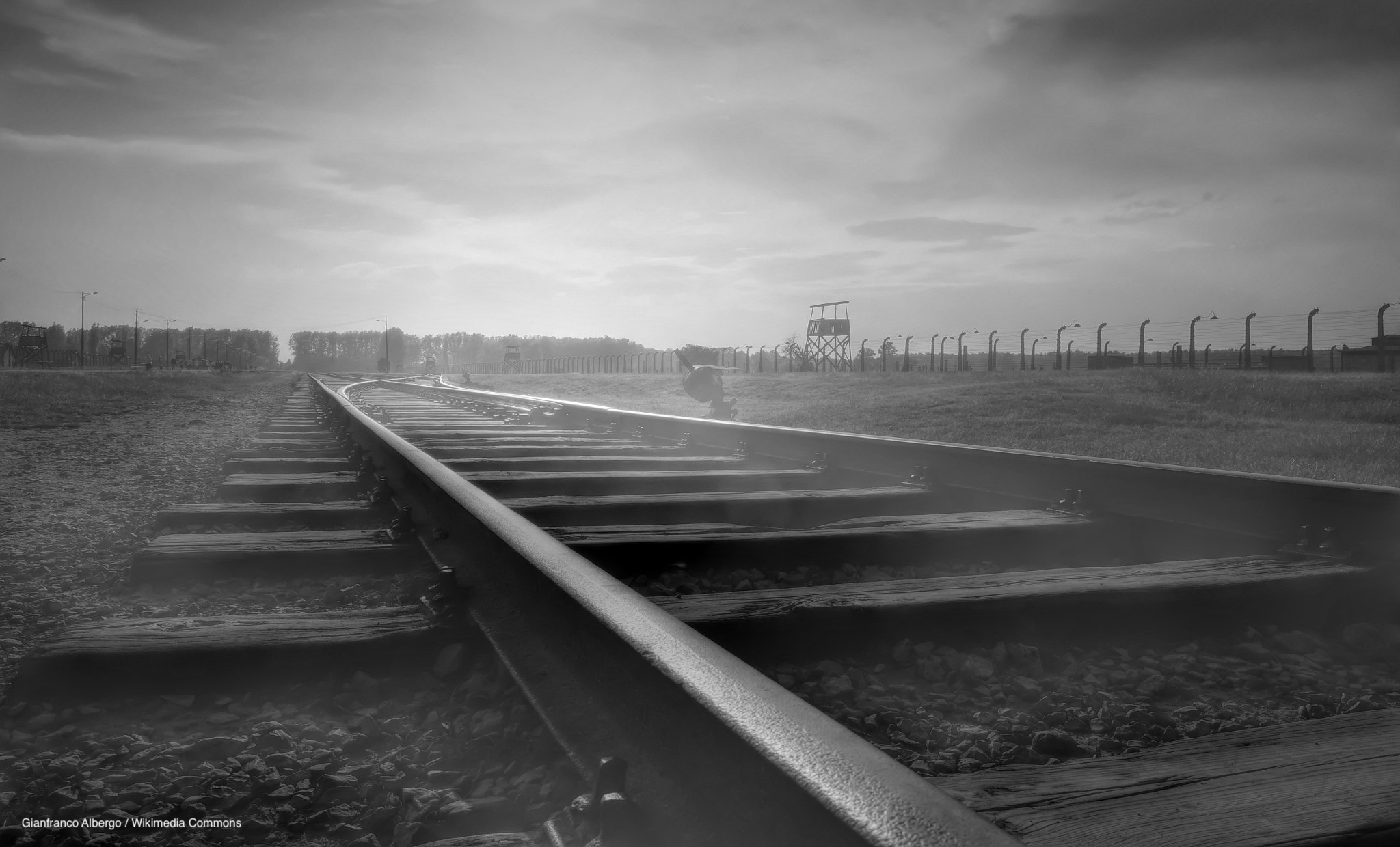 Photograph of Memorial and Museum Auschwitz Birkenau, Poland.