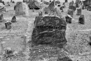 Photograph of the Białobrzegi memorial at the former Treblinka extermination camp.