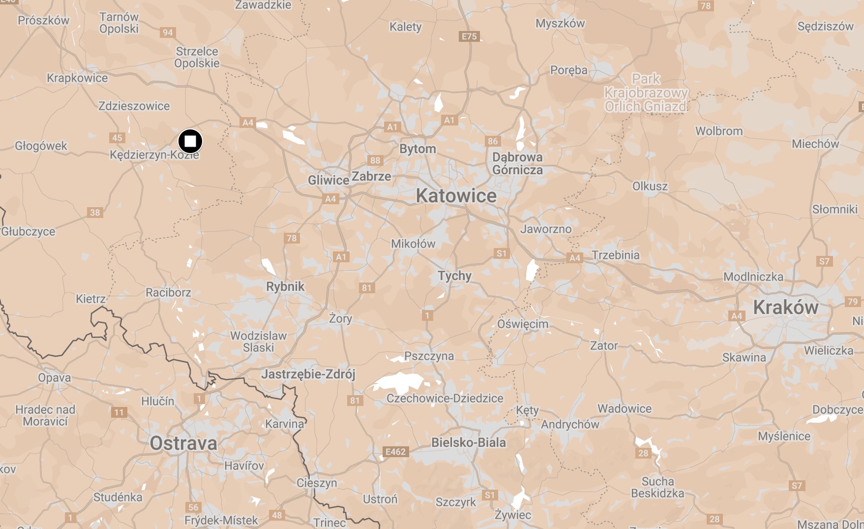 Map of Blechhammer Camp