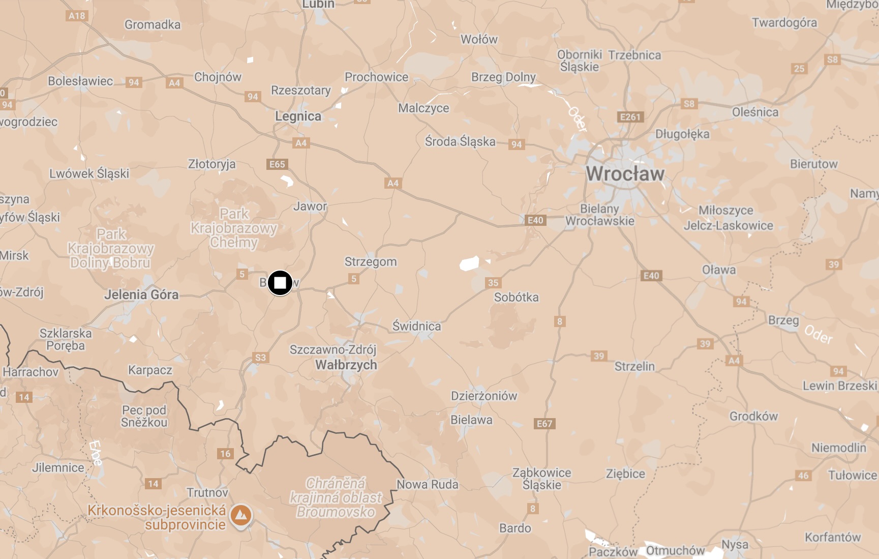 Map of Bolkenhain Camp.