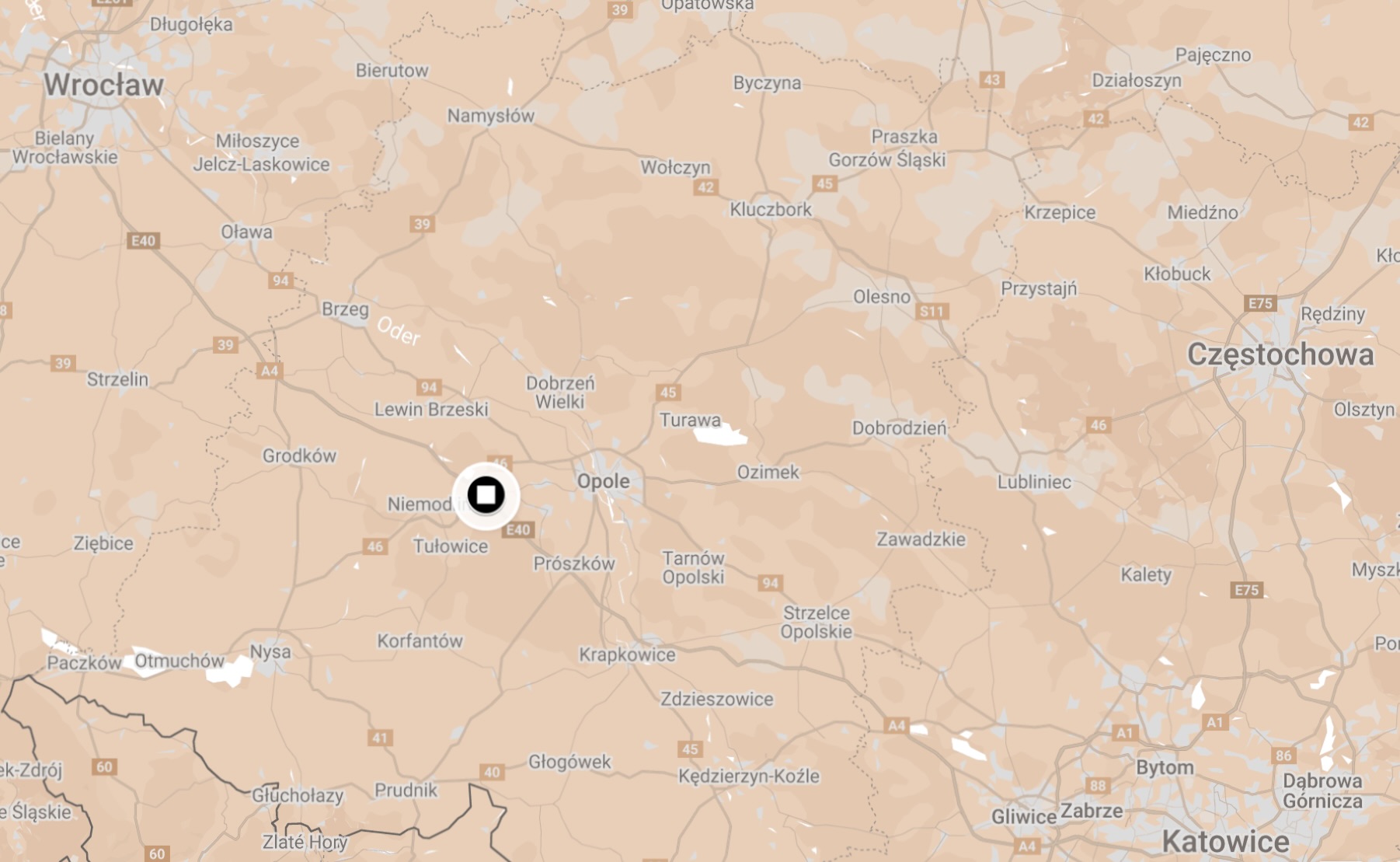 Map of Brande Labour Camp.