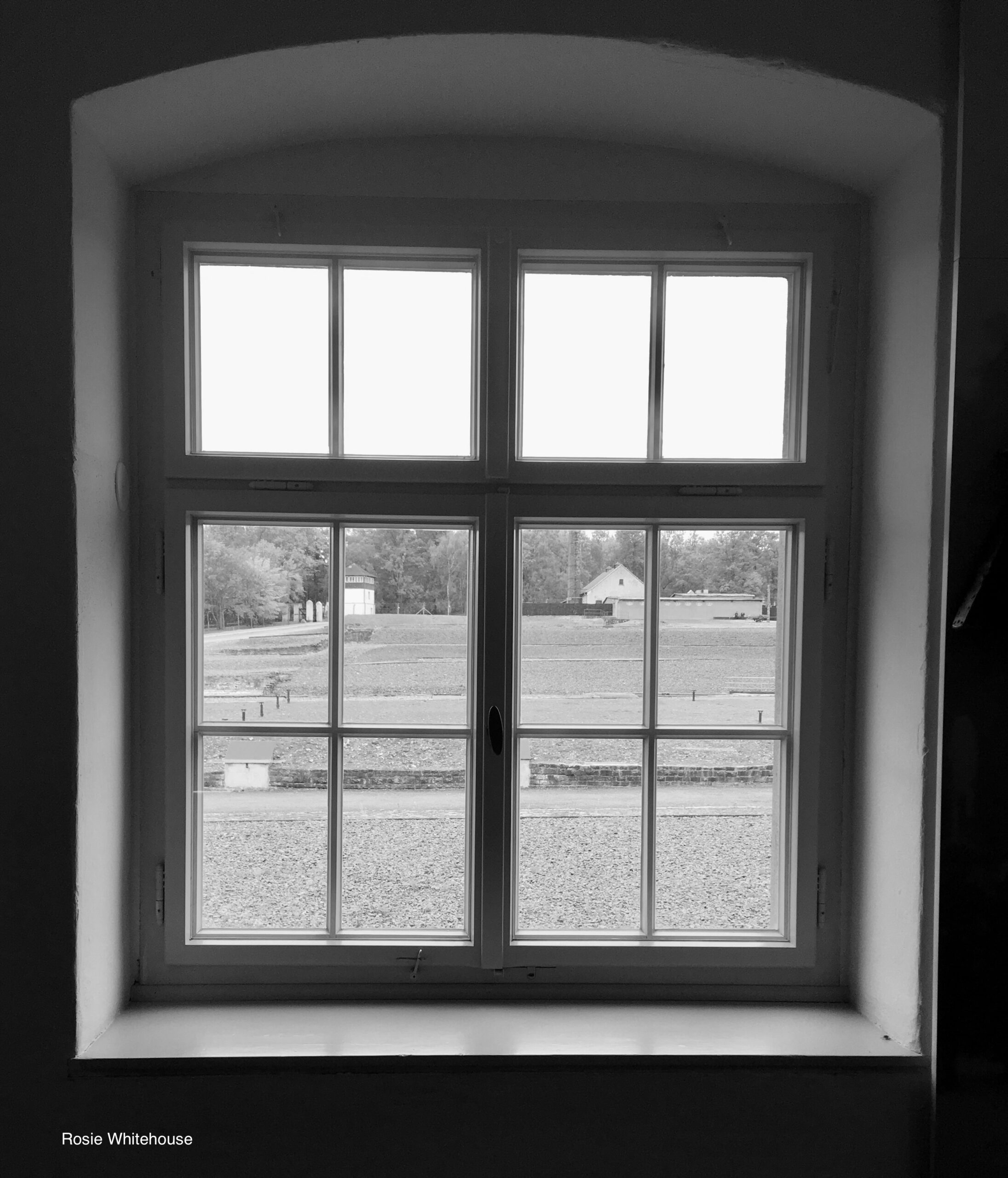 Photograph of the Buchenwald Memorial, Weimar, Germany.