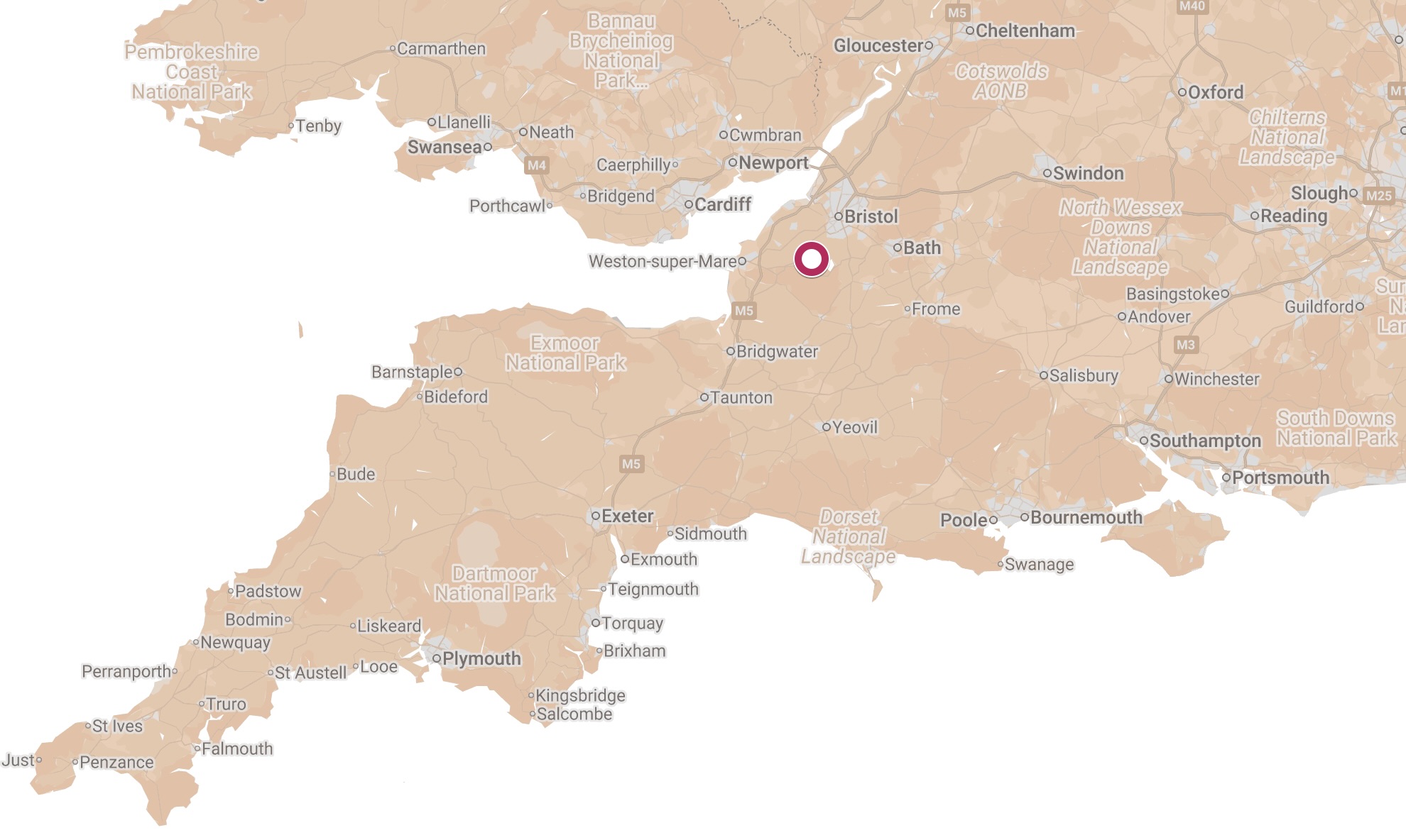 Map of Butcombe Court School.