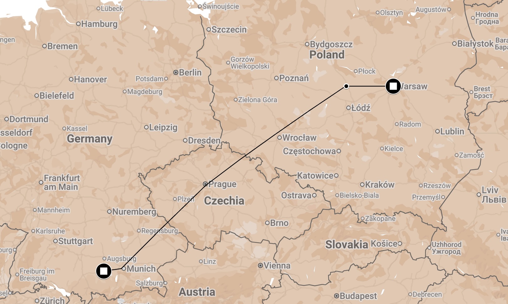 Death March from Warschau-Gesiowska to Kaufering