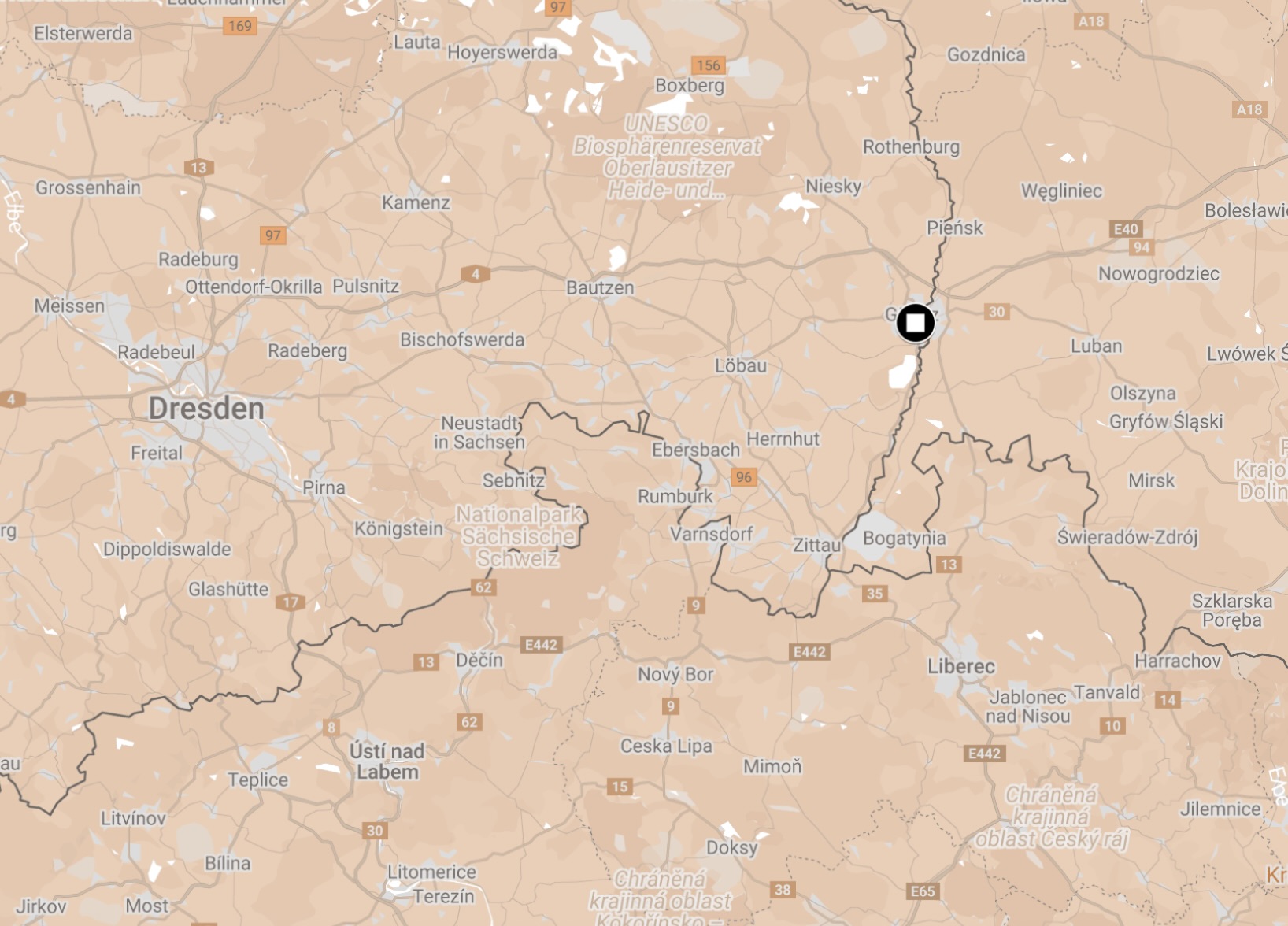 Map of Gorlitz Camp.